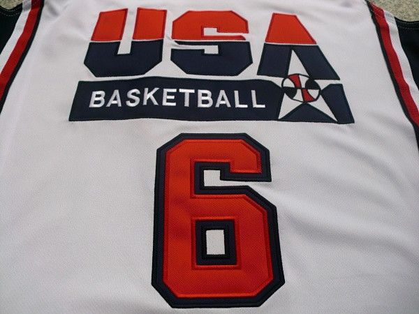 Nike dream team 6 LeBron James 2012 USA Basketball Retro Authentic Jersey